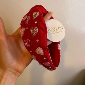 Valentine headband. Never been worn